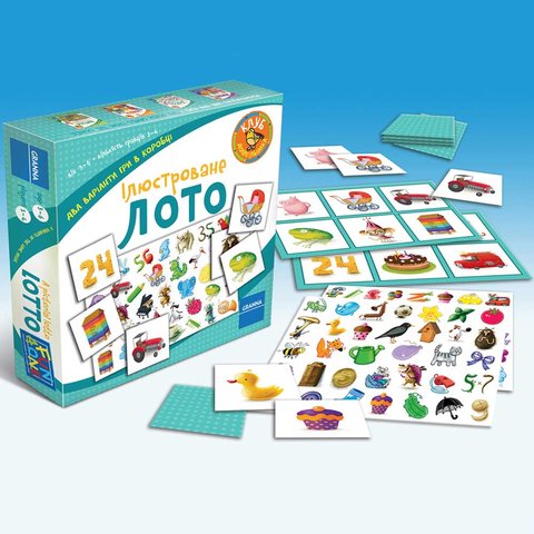 Настольная игра Granna Иллюстрированное лото Превью 1