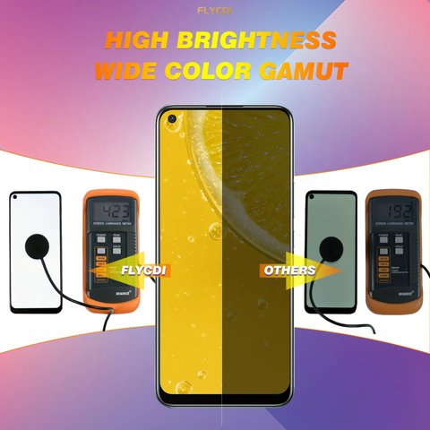 Дисплей FLYCDI для Realme 7i, C17; OnePlus Nord N100; Oppo A32, A33 (2020), A53 4G, A53s 4G, черный, без рамки, BV065WBM-L03-MB00 Превью 2