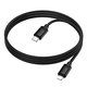 USB кабель Hoco X122, USB тип-C, Lightning, 100 см, 27 Вт, черный, #6942007662161 Превью 2