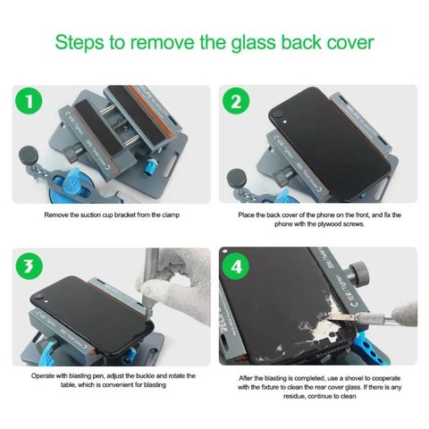 Soporte RELIFE RL-601S Plus, Para reparar dispositivos móviles, universal, 360° Vista previa  1