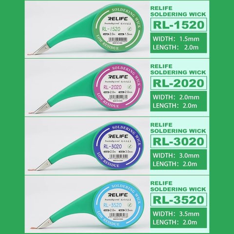 Desoldering Wick RELIFE RL-3520, (W. 3.5 mm, (L) 2 m) Preview 6