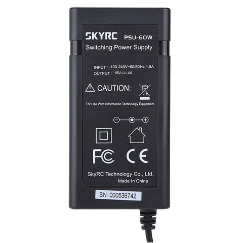 Power Supply Unit SkyRC PSU-60W, (15V-4A) #SK-200008-01 Preview 2