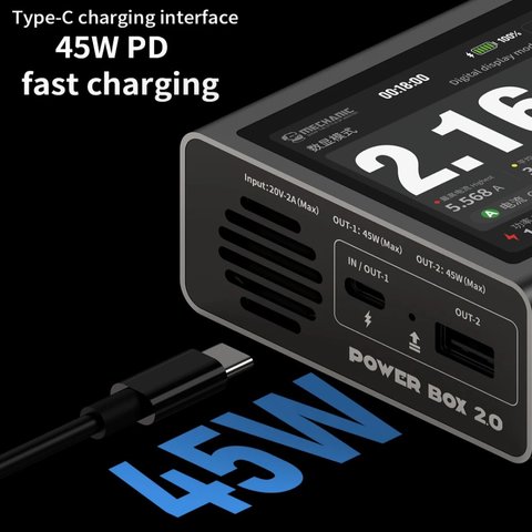 Laboratory Power Supply Mechanic Power Box 2.0, (45W, Type-C, PD, 12 V, 5A (портативний, акумулятор 10000mAh)) Preview 5