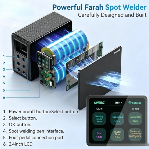 Spot Welding Machine AWithZ P60F, (29.2 kW, з подвійною ручкою WP240) Preview 4