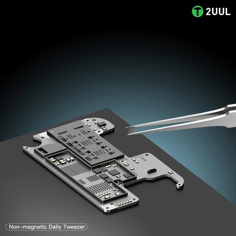 Pinzas para smd 2UUL TW21, recta, 160 mm, no magnético Vista previa  3