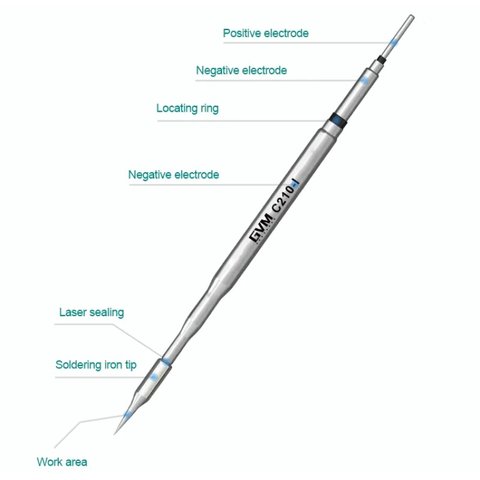 Soldering Iron Tip GVM C210-K, (hot knife) Preview 5