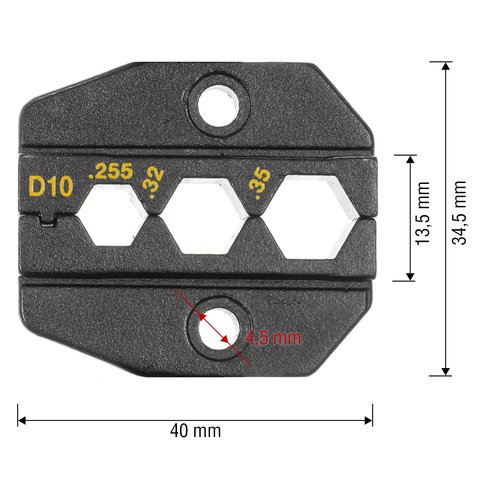 Mordazas para crimpadora Pro'sKit 1PK-3003D10 Vista previa  1