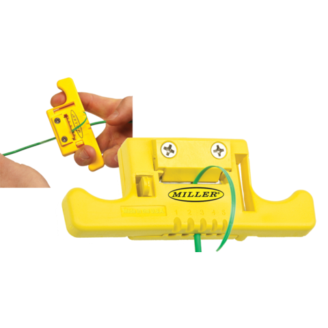Herramienta para pelar el recubrimiento de hilos de fibra óptica Miller MSAT 5 Vista previa  1
