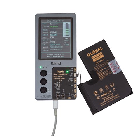 Batería Mechanic puede usarse con Apple iPhone 13 Pro Max, Li-Polymer, 3.85 V, 4550 mAh, mayor capacidad, original IC Vista previa  1