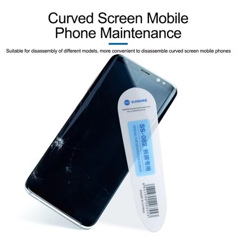 Herramienta para levantar pantalla, cristal táctil Sunshine SS-082, pala de plástico Vista previa  2