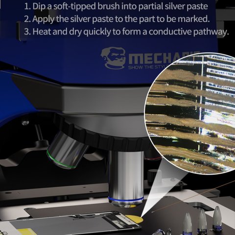 Barniz conductivo Mechanic NANO20, silver conductive paint Vista previa  3