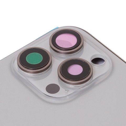 Carcasa puede usarse con iPhone 16 Pro, gris, con botones laterales,  con sujetador de tarjeta SIM, Original (PRC), EU Version, natural titanium Vista previa  1