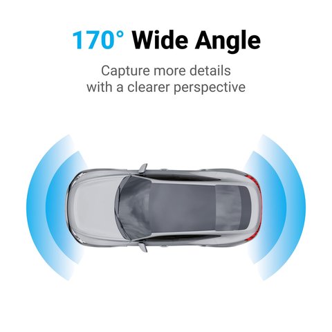Универсальная автомобильная камера (врезная) 170° Превью 1