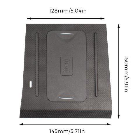 Безпровідна зарядка QI для Toyota Prado 2013-2021 р.в. Прев'ю 3