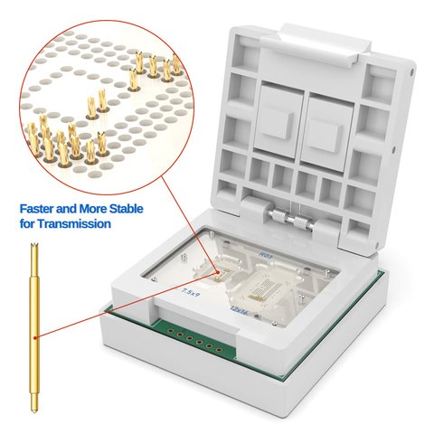 Адаптер 2 в 1 eMMC / eMCP (169-FBGA,153-FBGA,162-FBGA,186-FBGA) для UFI-Box (улучшенная версия) Превью 4