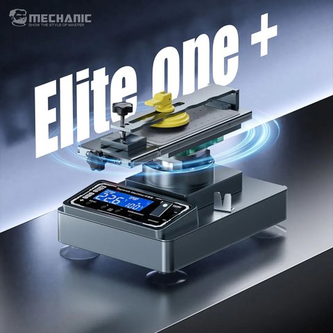 Пристрій для розклеювання дисплейного модуля (сепаратор) Mechanic Elite One Plus, з вакуумним насосом, використовується для екранів до 7 " Прев'ю 1