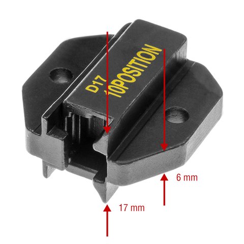 Матрица для кримпера Pro'sKit 1PK-3003D17 - Просмотр 3