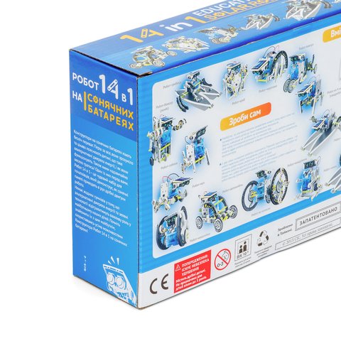 Робот 14 в 1 на солнечных батареях, STEM-конструктор CIC 21-615 Превью 14