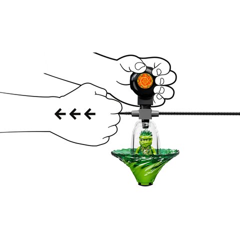 Конструктор LEGO NINJAGO Тренування спін-джитсу ніндзя Ллойда 70689 Прев'ю 3