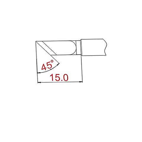 Паяльне жало "ніж" SH-KU для паяльника SH72 Прев'ю 2