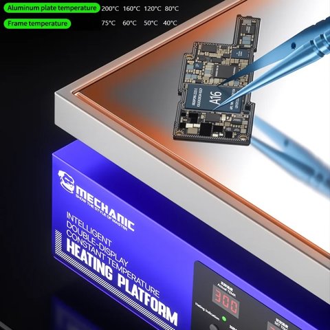 Платформа для предварительного подогрева Mechanic HT-34, для ремонта материнских плат, 40*30cm / 20-300°С Превью 2